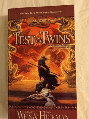 Dragonlance трилогия употребявана, Test of the Twins, Time of the Twins, War of the Twins