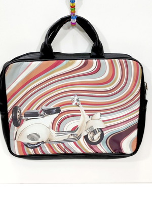 Laptop tablet bag retro Vespa new