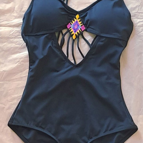 Tally Weijl women's swimsuit size 36 like new, black