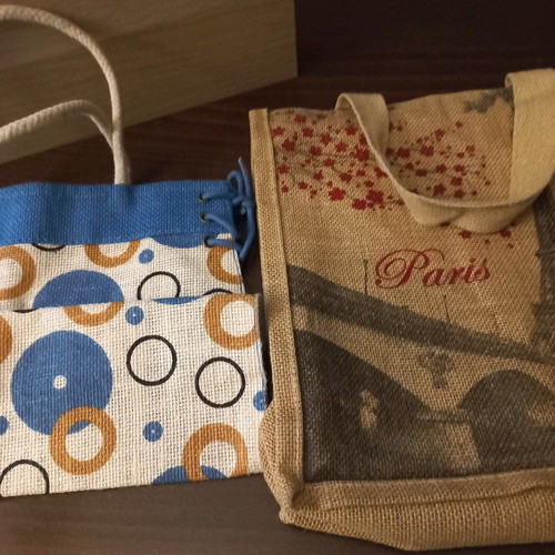 Handbags new, set of 2 straw bags