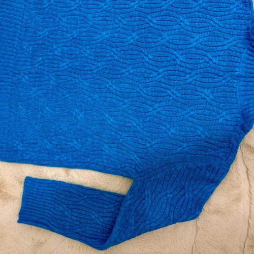 Massimo Dutti sweater blue, 100% wool, new, size L