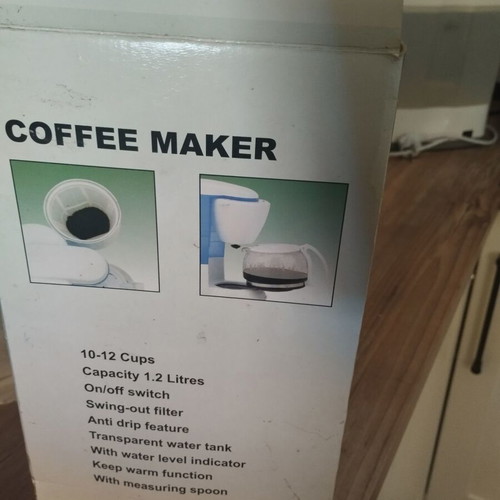 Coffee maker new, unused