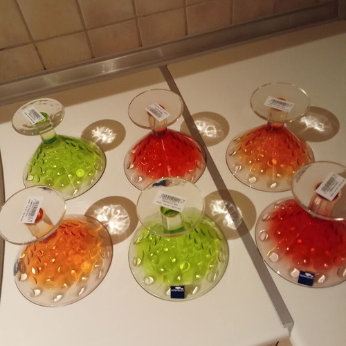 Leonardo glass ice cream bowls new