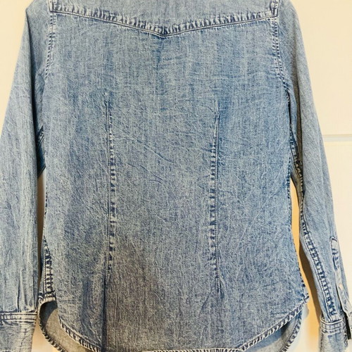 Denim shirt H&M small like new, blue