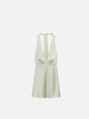 Zara dress, pistachio green, new with tag