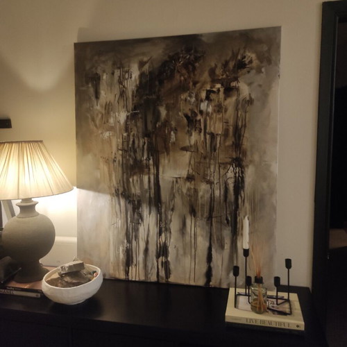 Handmade Abstract Art Painting by Christos Tzanetis (Xtza) new