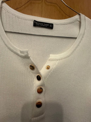 Emerson Lang Women's White Blouse L New