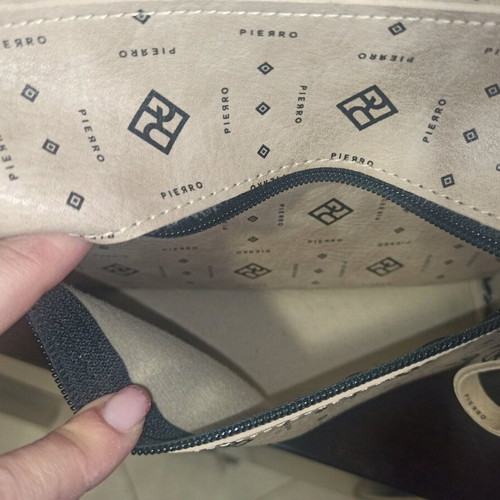 Pierro large backpack like new, beige and black