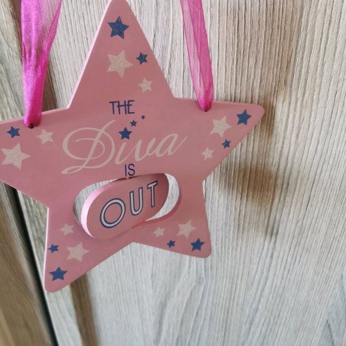 Star decoration for girl's room like new