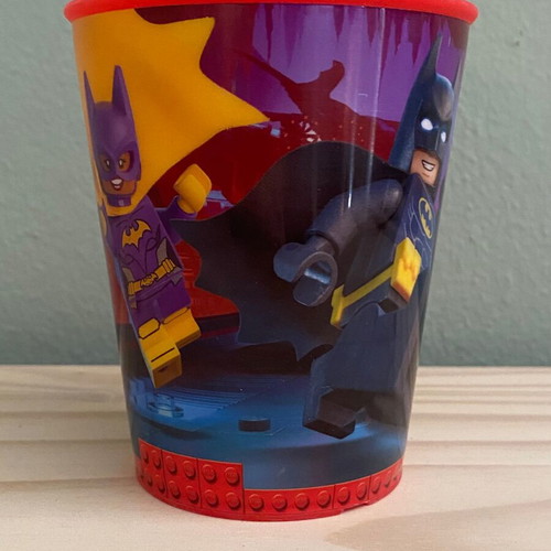 Lego Batman 2017 Plastic Cup used