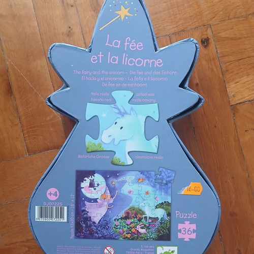 Puzzle La Fée et la Licorne by Djeco