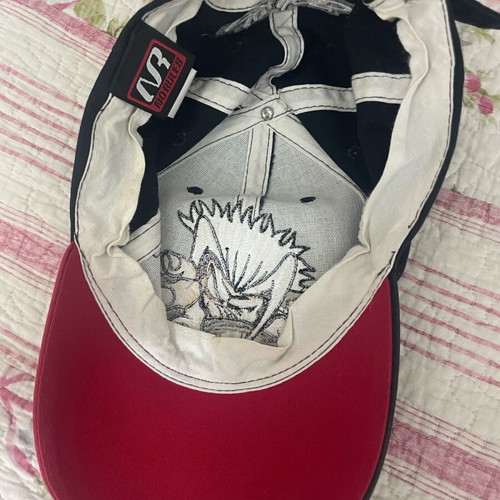00s vintage No Rules hat used, one size, black and red