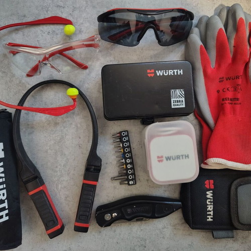 Wurth tool and protection set like new