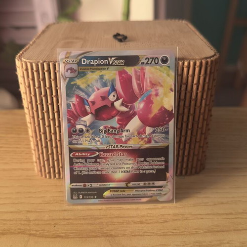 Drapion Vstar card in excellent condition