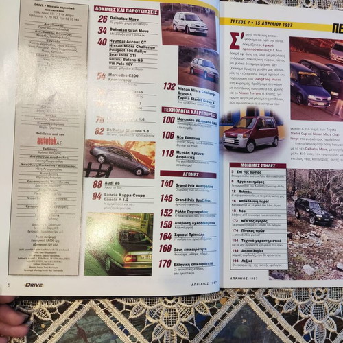 Drive car magazines 1997 issues 5 and 6/7, collectible