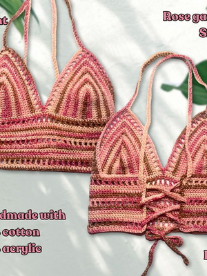 Handmade Top/Bralette (XS)