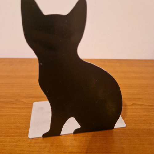 IKEA bookstand used, cat design
