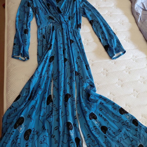 Nadia Rapti dress like new, black and blue, size S