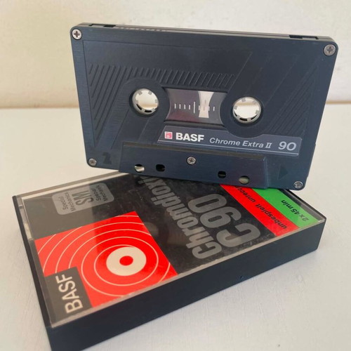 BASF Chromdioxid C90 Audio SM Cassette Tape CrO2 used