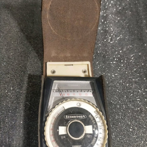 Vintage light meter used