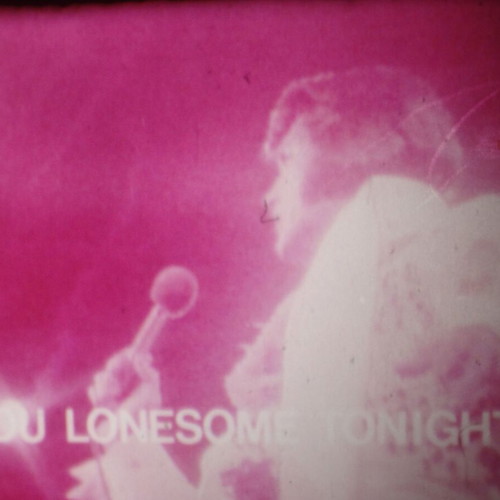 16mm advertising film used from 1970s "Disk LP-Elvis Love Songs"