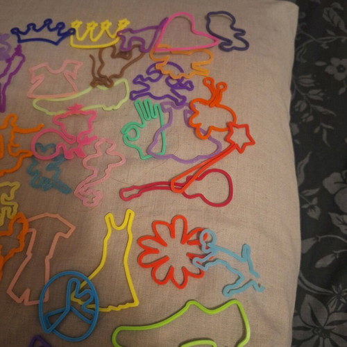 Silly Bandz collection like new, 65 pieces, some collectible
