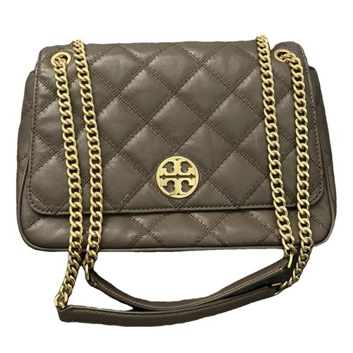 Tory Burch shoulder bag new, brown leather, crossbody chain