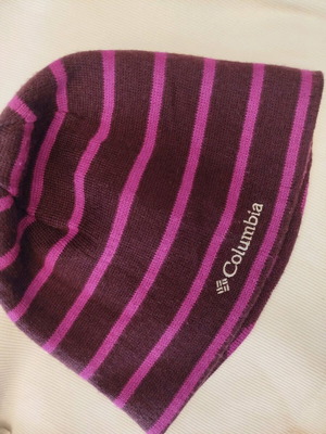 Columbia kids' hat 5-8 years like new, purple