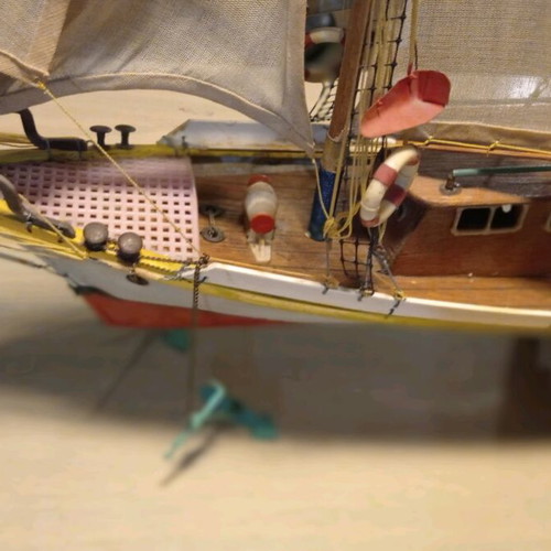 Handmade ship used 1m by 65cm