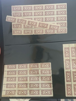 Γραμματόσημα Περσία 1911 postage due καινούργια, σε κομμάτια των 16