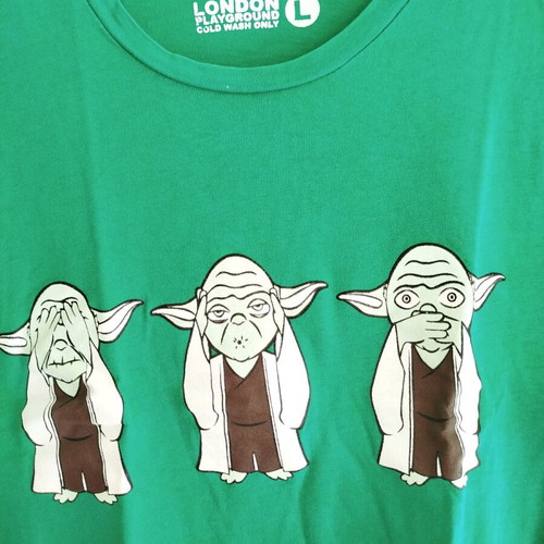 Star Wars Yoda men's t-shirt like new, size L