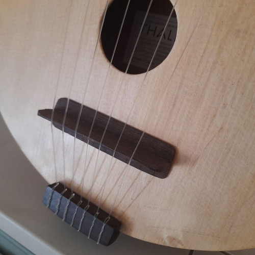 Ancient Greek lyre handcrafted, new, made of fir and birch wood