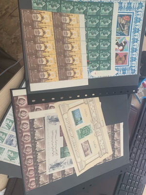 Egypt stamps 1950-1951 in 3 sheets new, rare