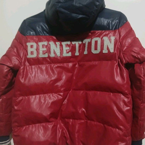 Benetton jacket used for 10-year-old boy red