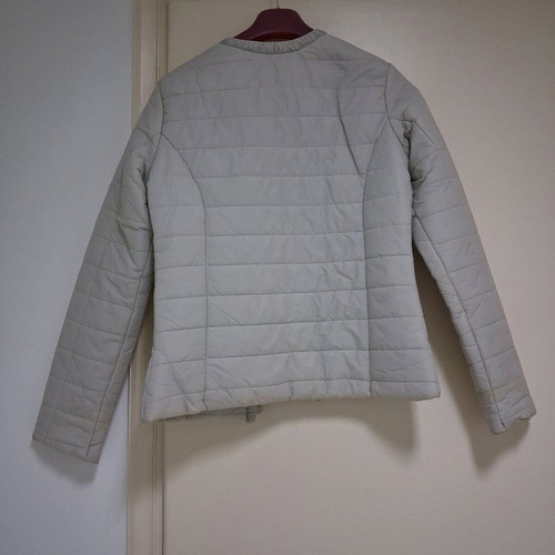 Women's quilted jacket Piazza Italia size M like new, silver