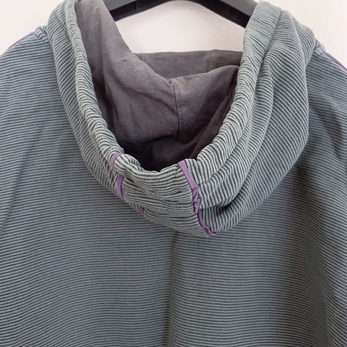 Bershka Zip Hoodie 00s Large used, gray