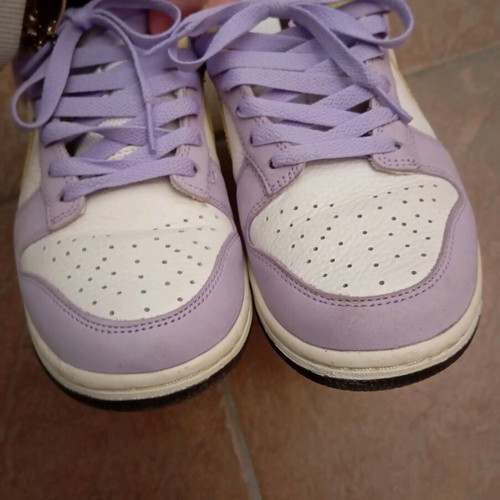 Nike Dunk athletic shoes like new, size 38, white