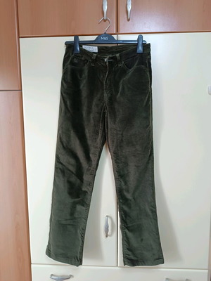 Funky Buddha velvet pants green like new, size 36