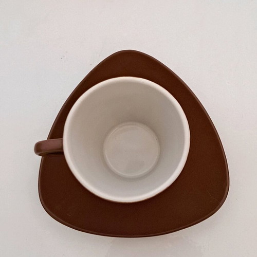 Nescafe collectible ceramic cup and saucer set like new