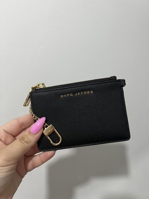 Marc Jacobs leather wallet cardholder new, black