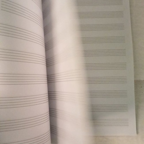 Music notebook new A4 40 pages