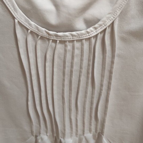 Sleeveless top white XXL used, very good condition