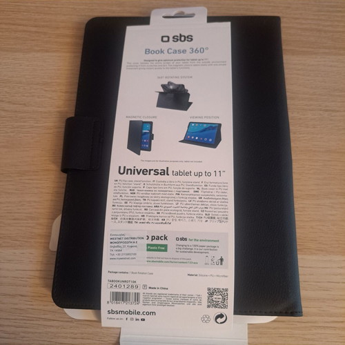 SBS Universal Book Rotation Case 360° for tablets up to 11 inches new