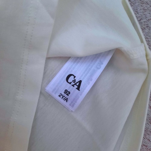 C & A Girls' set with blouse and shorts new, size 2