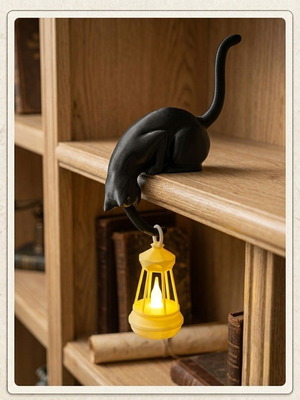 3D Maker decorative black cat lantern new