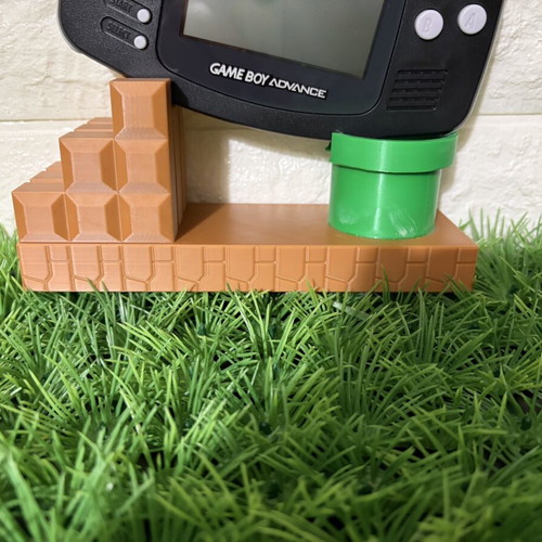 Nintendo Game Boy Advance Super Mario 3D printed stand