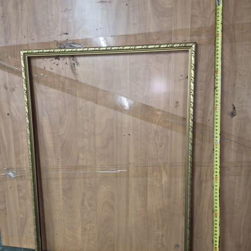 Wooden frame for canvas, mirror, photo, poster, gold