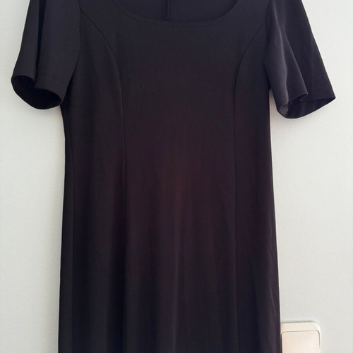 Midi dress, black, elastic, size M