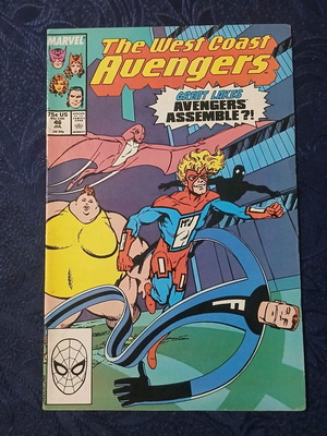 West Coast Avengers #46 used, first appearance of Doorman
