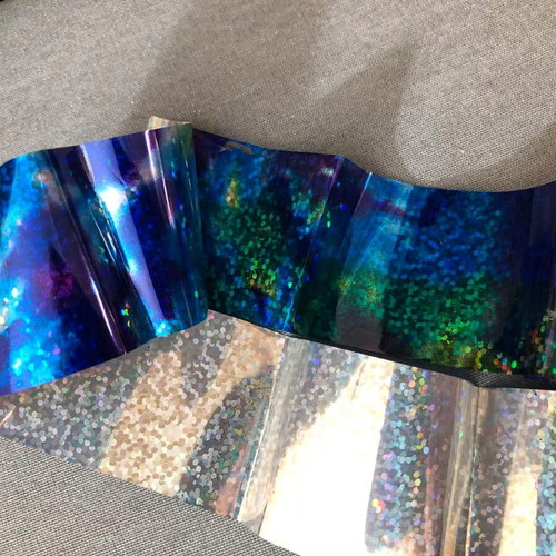 Holo Cracks Nail Art Foil Wrap new nail stickers